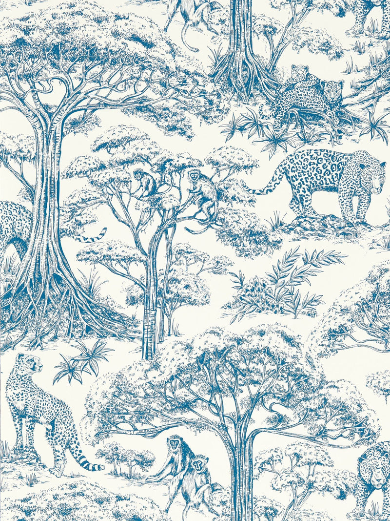 Clarke and Clarke Caribbean Kisumu wallpaper sample - British product