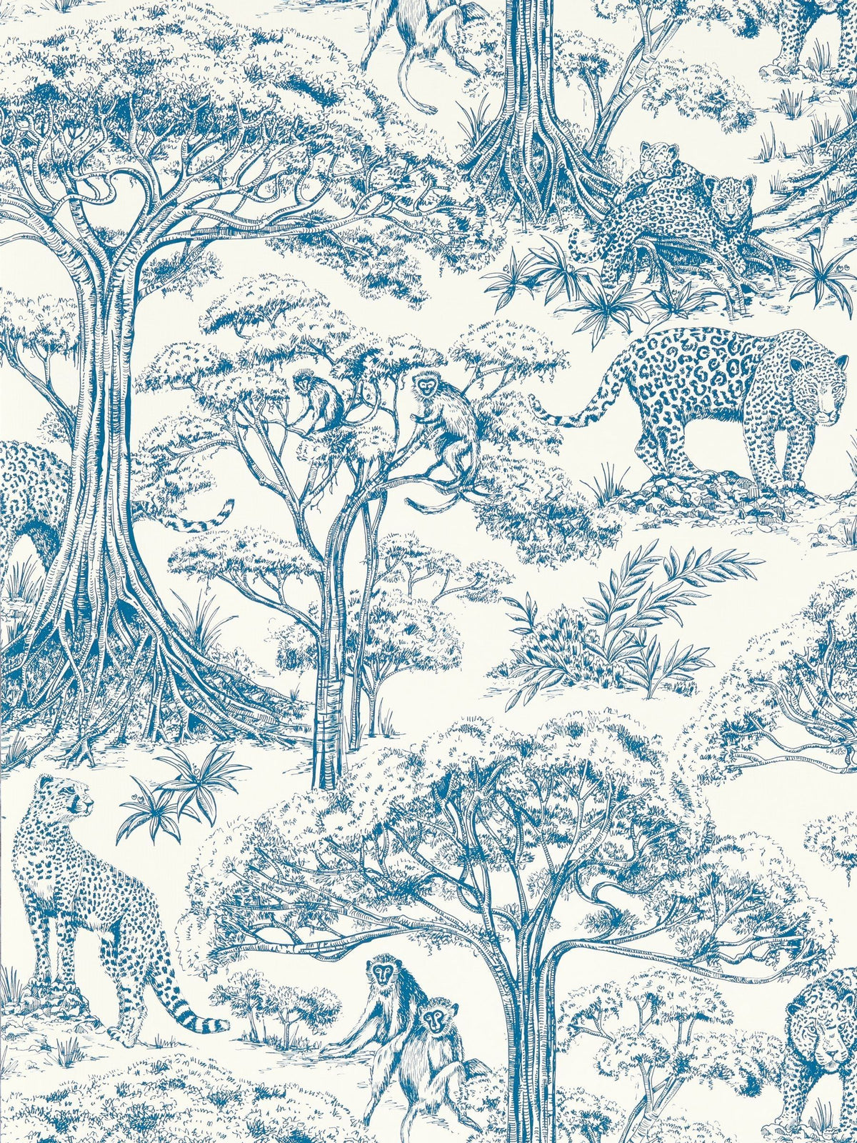 Clarke and Clarke Caribbean Kisumu wallpaper sample - British product