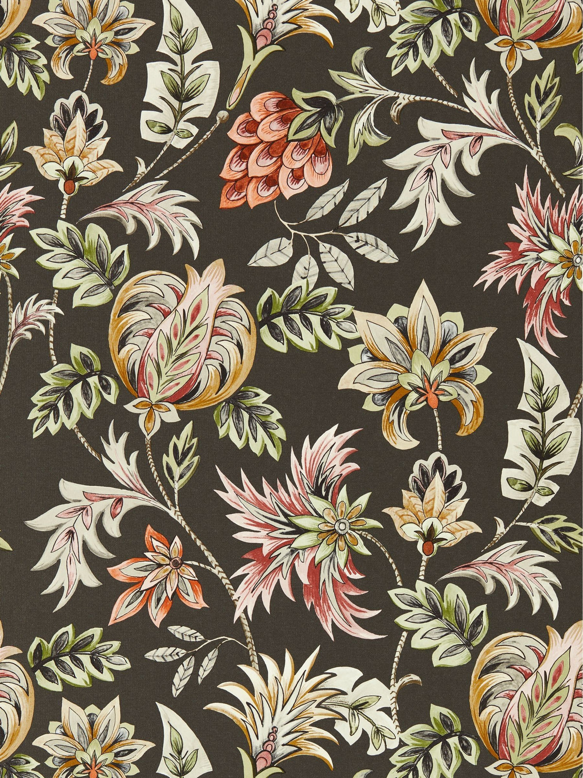 Clarke and Clarke wallpaper sample charcoal (British brand)