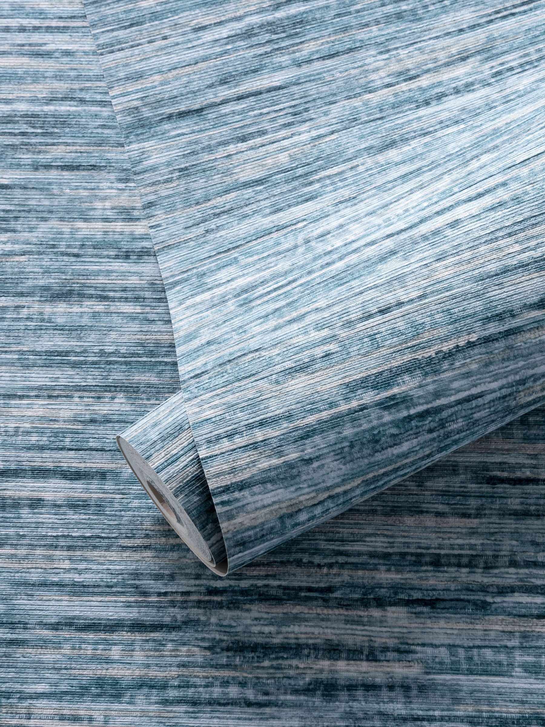 Clarke and Clarke Dritto wallpaper sample in Midnight, imported from the UK