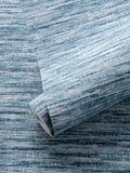Clarke and Clarke Dritto wallpaper sample in Midnight, imported from the UK