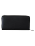 Dolce & Gabbana black leather continental wallet 19cm, imported from the UK