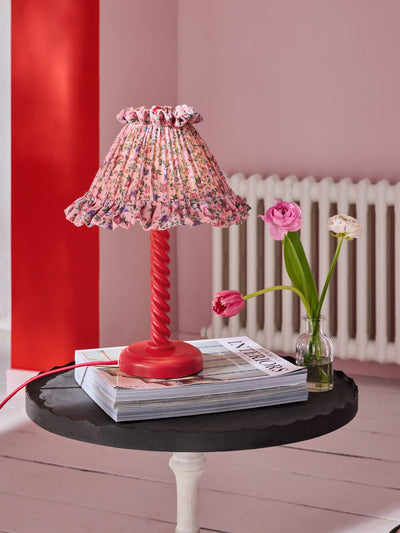 Next Cath Kidston Pink Barley Twist Table Lamp- Buy online at McGrocer