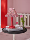 Cath Kidston pink barley twist table lamp 37cm, imported from the UK