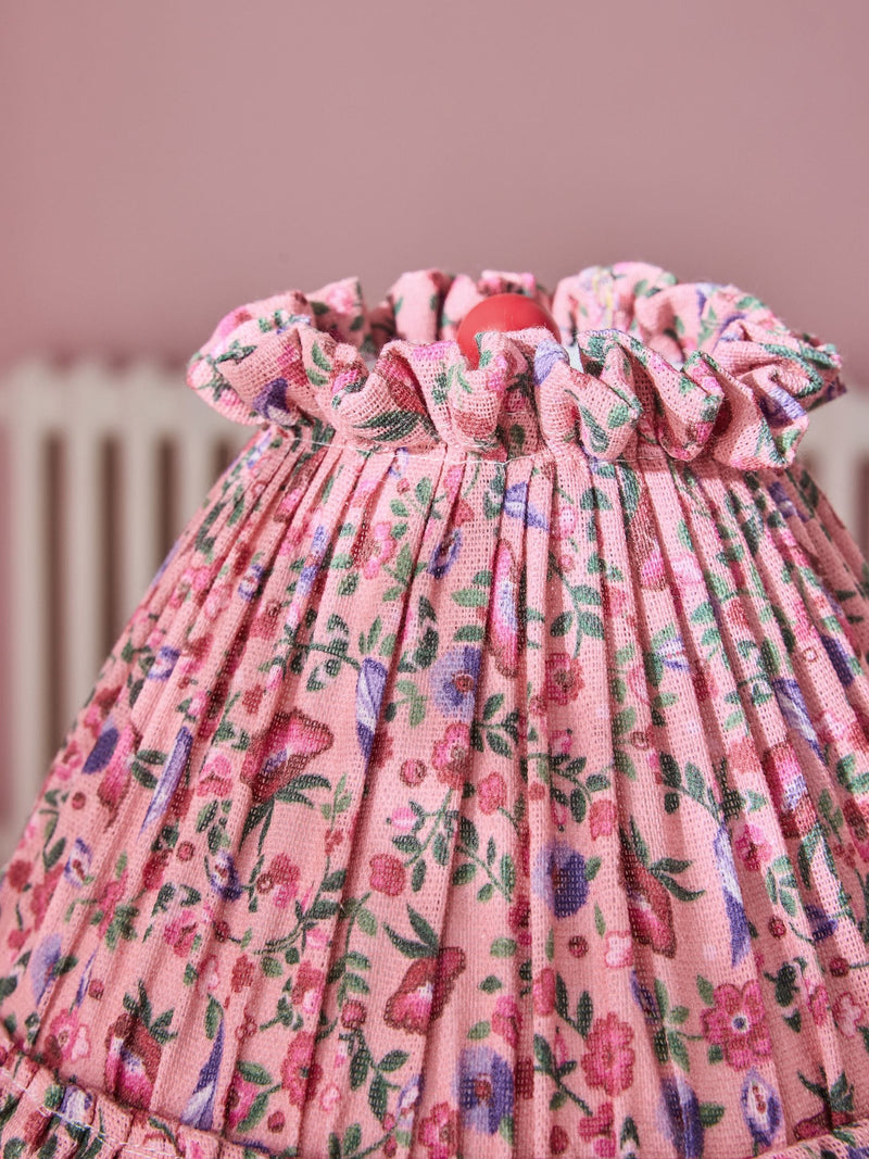 Cath Kidston pink barley twist table lamp 37cm, imported from the UK