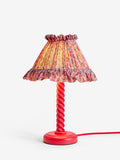 Cath Kidston pink barley twist table lamp 37cm, imported from the UK
