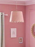 Jojo Maman Bébé pink ditsy lampshade, imported from the UK