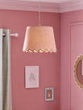 Jojo Maman Bébé pink ditsy lampshade, imported from the UK