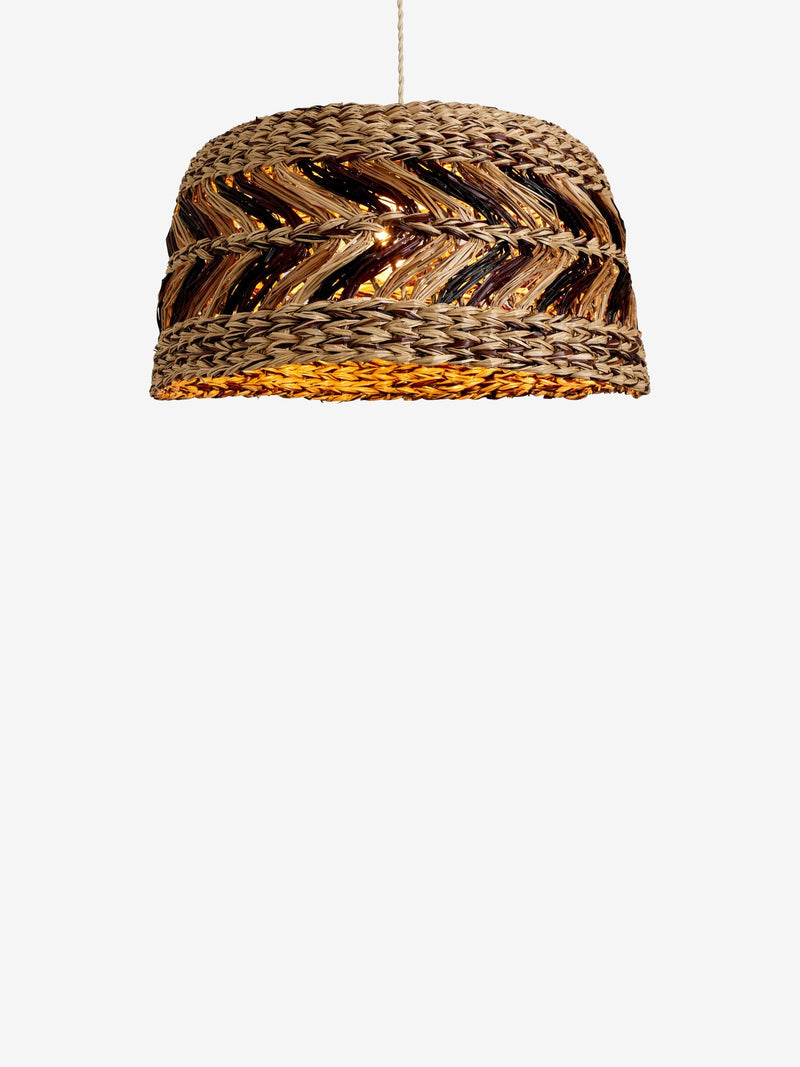 French Connection natural brown Shabdkosh lampshade 25cm x 50cm (British brand)