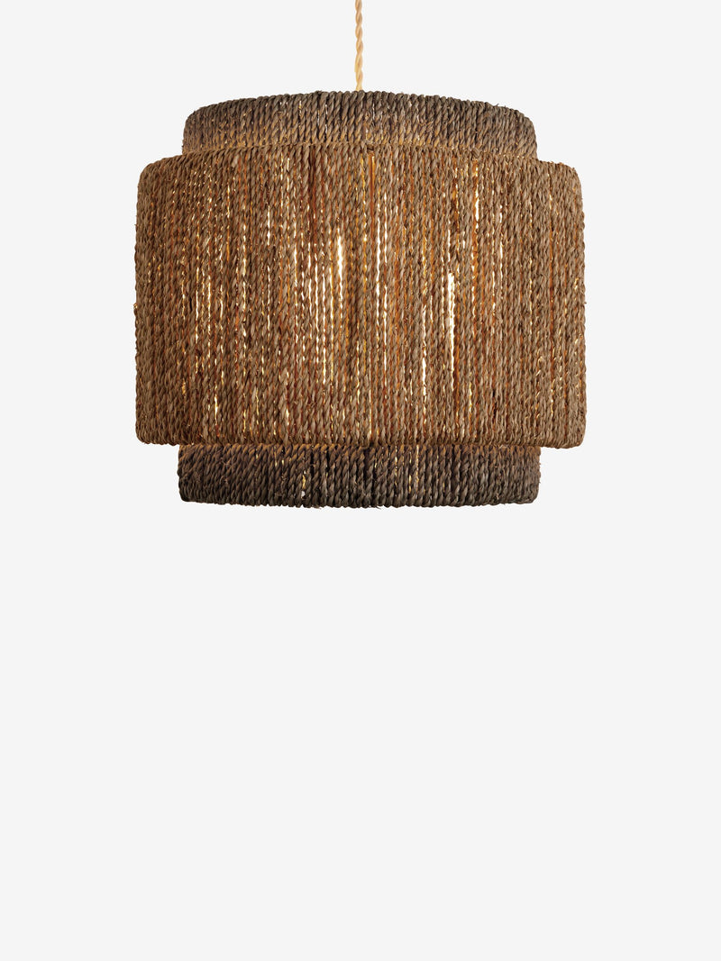 French Connection natural grey Durachaar lampshade 34cm, UK version