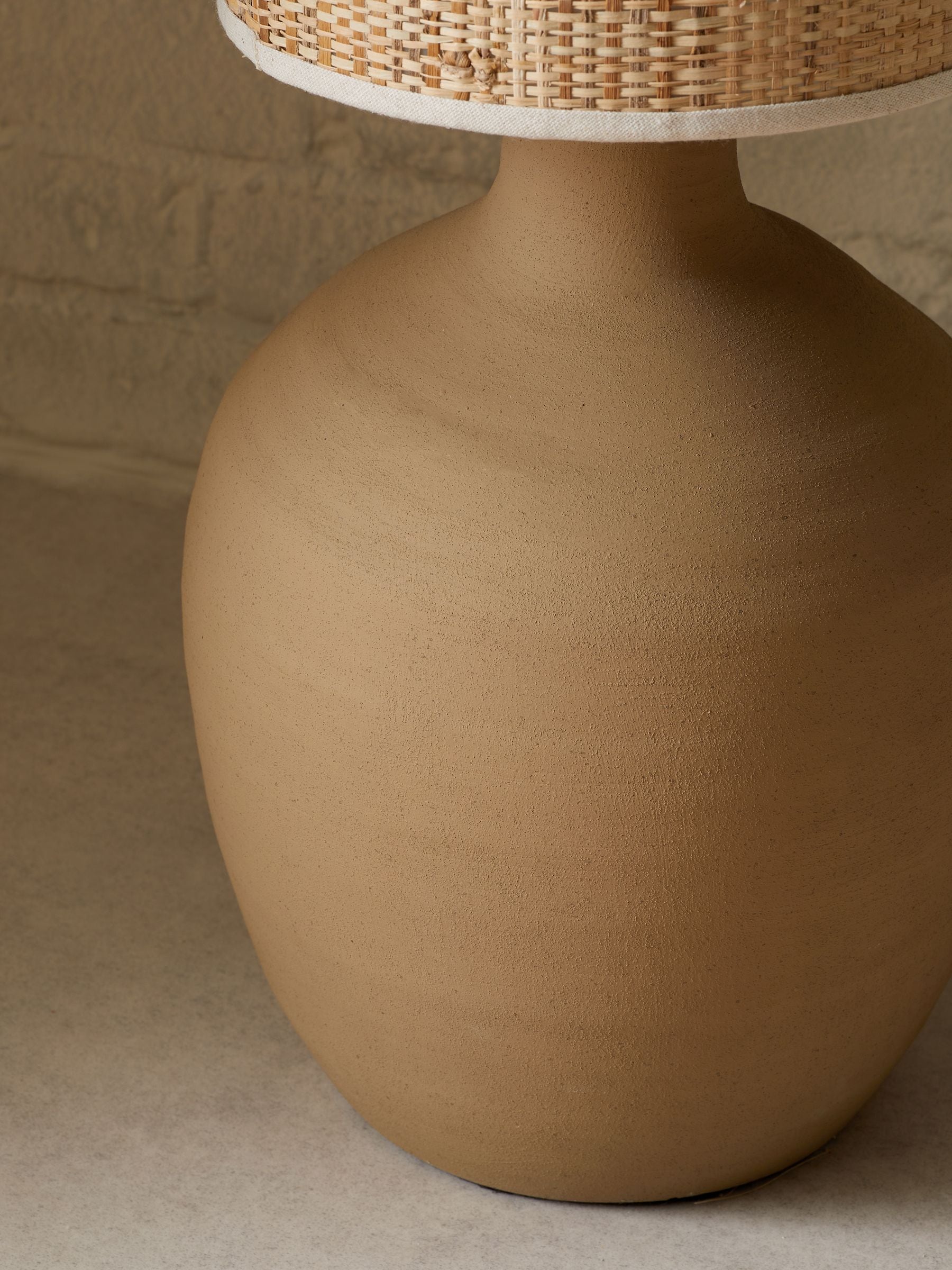 French Connection Chana terracotta floor lamp - British product