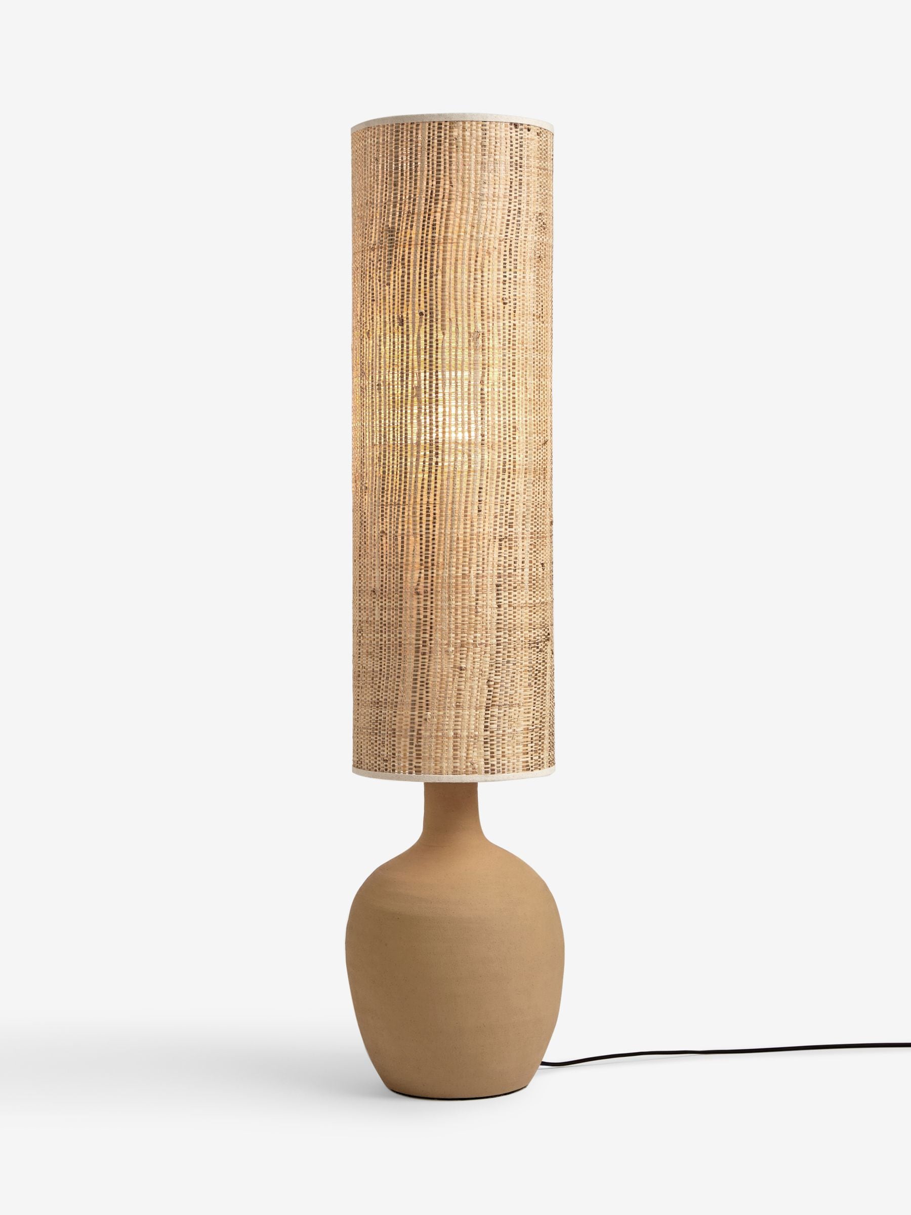 French Connection Chana terracotta floor lamp - British product