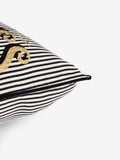 Rockett St George embroidered slogan cushion 40x59cm - British product