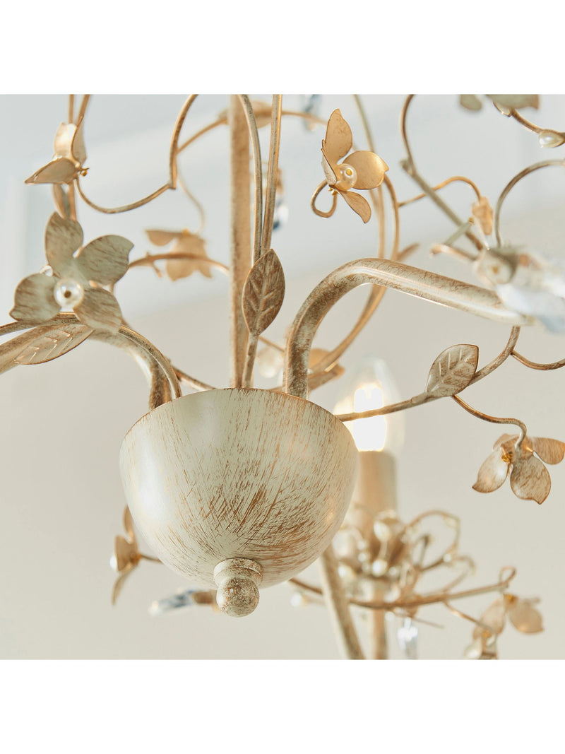 Gallery Home Gold Milford chandelier 47.5cm, imported from the UK