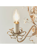 Gallery Home Gold Milford chandelier 47.5cm, imported from the UK