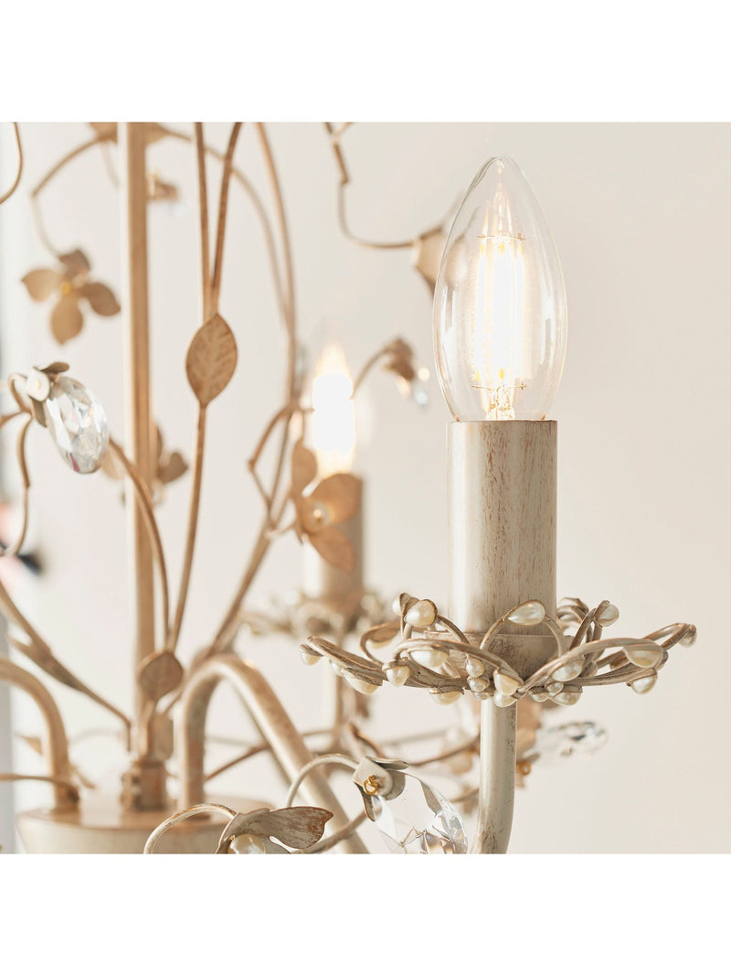 Gallery Home Gold Milford chandelier 47.5cm, imported from the UK