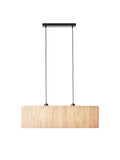 Gallery Home Kimball natural 2 light pendant, UK version
