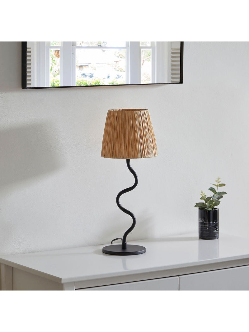 Gallery Home Black Stromsburg table lamp - British product