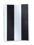 Blackout roller blind stripe print black/white - UK version