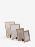 Set of two pink linear photo frames - British product