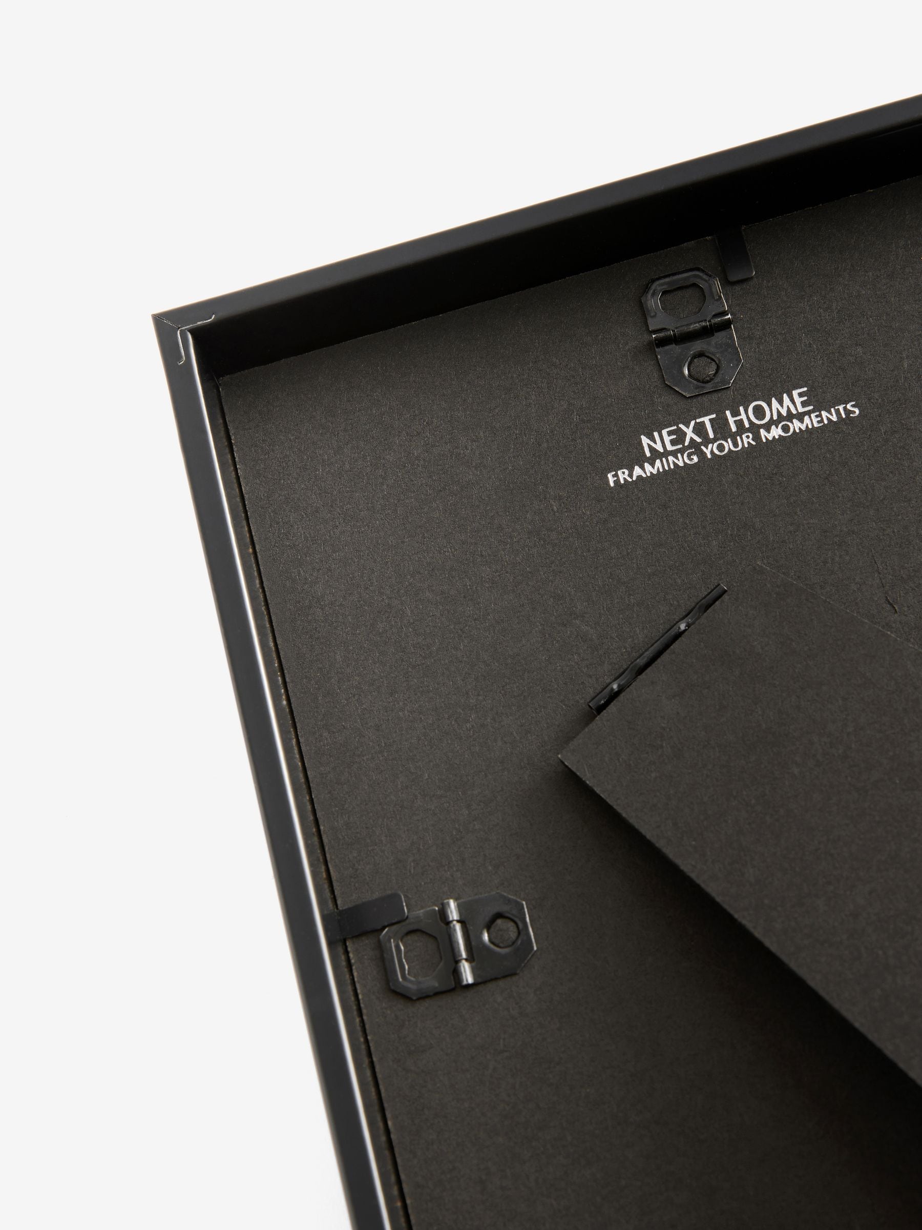 Hadley black photo frames set of two (British brand)