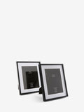Hadley black photo frames set of two (British brand)