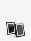 Hadley black photo frames set of two (British brand)