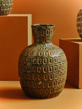 Interiors by Premier Green Yana large ceramic vase (British brand)
