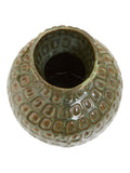 Interiors by Premier Green Yana large ceramic vase (British brand)