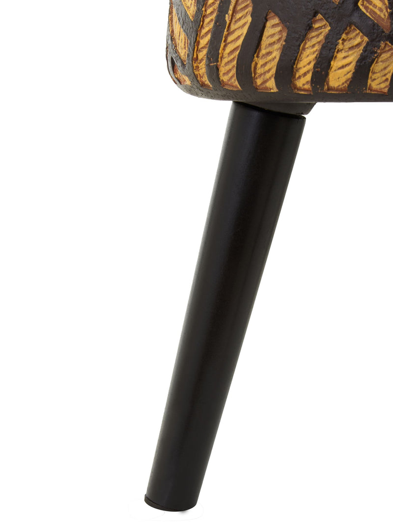 Fifty Five South Black Darnell planter with angular legs, imported from the UK