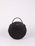 LRM Goods personalised leather circle bag 18cm (British brand)