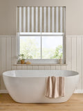Natural Mink Ready Made Blackout Roller Blind Stripe Print