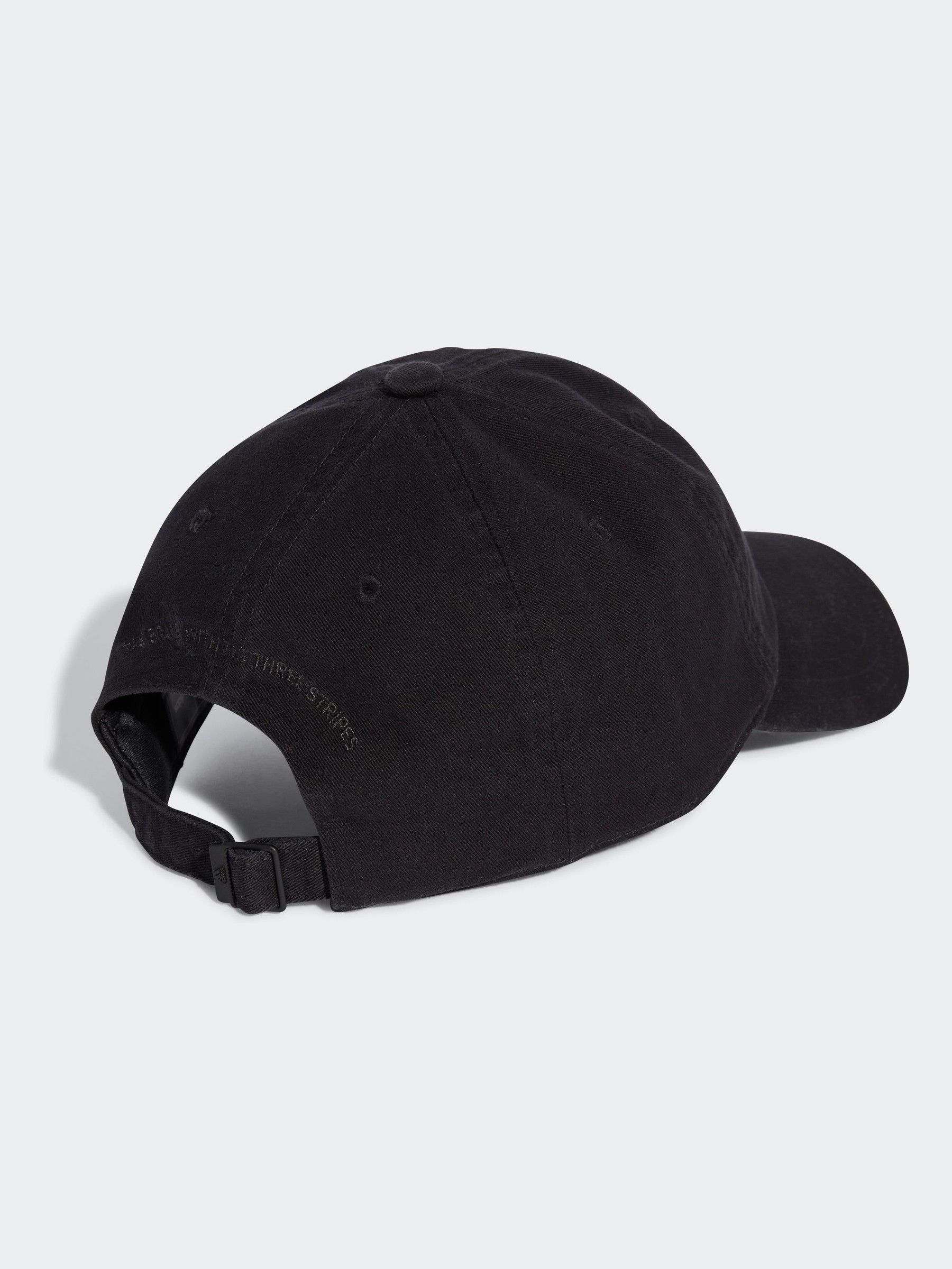 Adidas black dad cap adjustable back closure cotton (British brand)