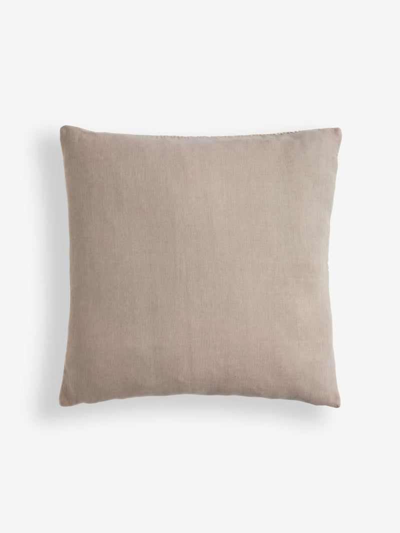 Windowpane check cushion natural 50x50cm - British product