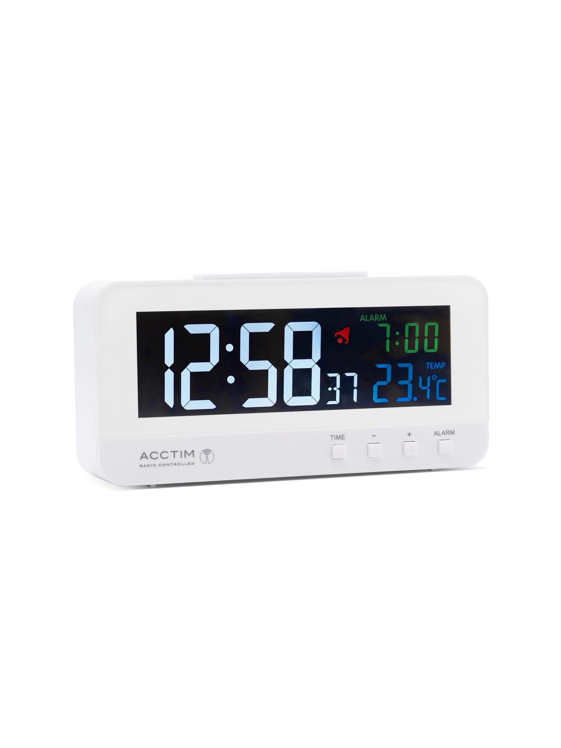 Acctim Rialto RC multi colour LED alarm clock (British brand)