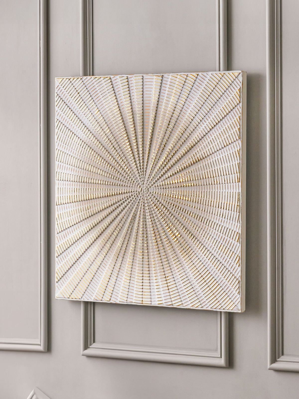 Pacific Gold Metal Starburst Wall Art