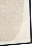 Pacific black and white canvas with ovals design frame 80cm x 60cm, imported from the UK