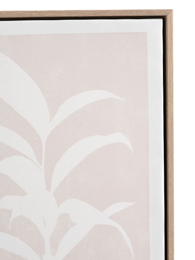 Neste Pacific Naturlig Bladprint Innrammet Lerret Sett av 2 Veggkunst 50x35x4cm - Kjøp online hos McGrocer