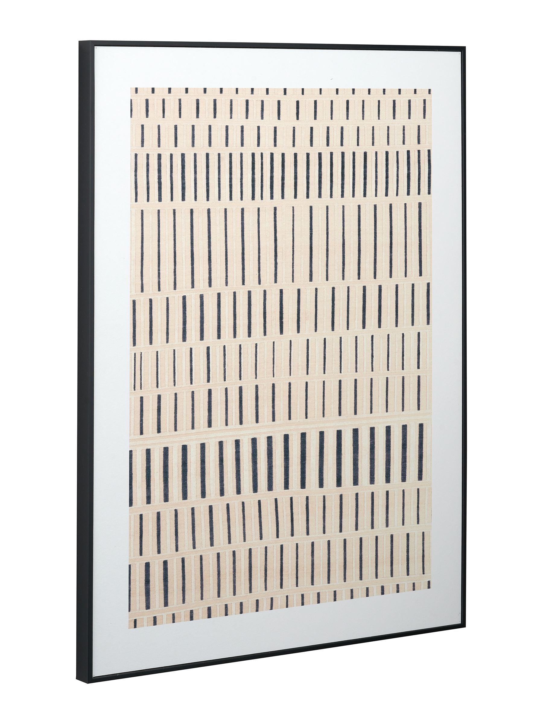 Black striped canvas frame 80cm x 60cm, imported from the UK