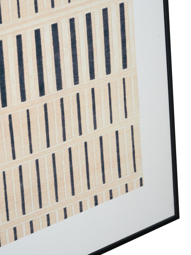 Black striped canvas frame 80cm x 60cm, imported from the UK