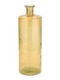 Pacific amber glass bottle tall vase 75cm, imported from the UK