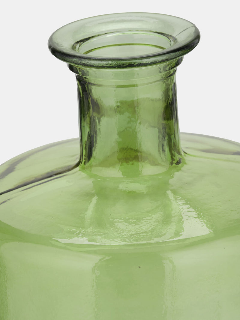 Pacific amber glass bottle tall vase 75cm, imported from the UK