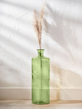 Pacific amber glass bottle tall vase 75cm, imported from the UK