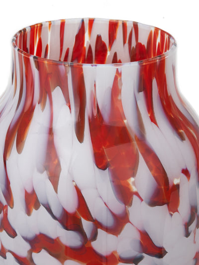Next Pacific Red Tortoiseshell Glass Vase- Buy online at McGrocer
