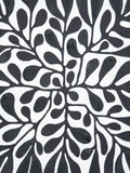 Pacific black and white leaf print square canvases with frames set of 2, imported from the UK