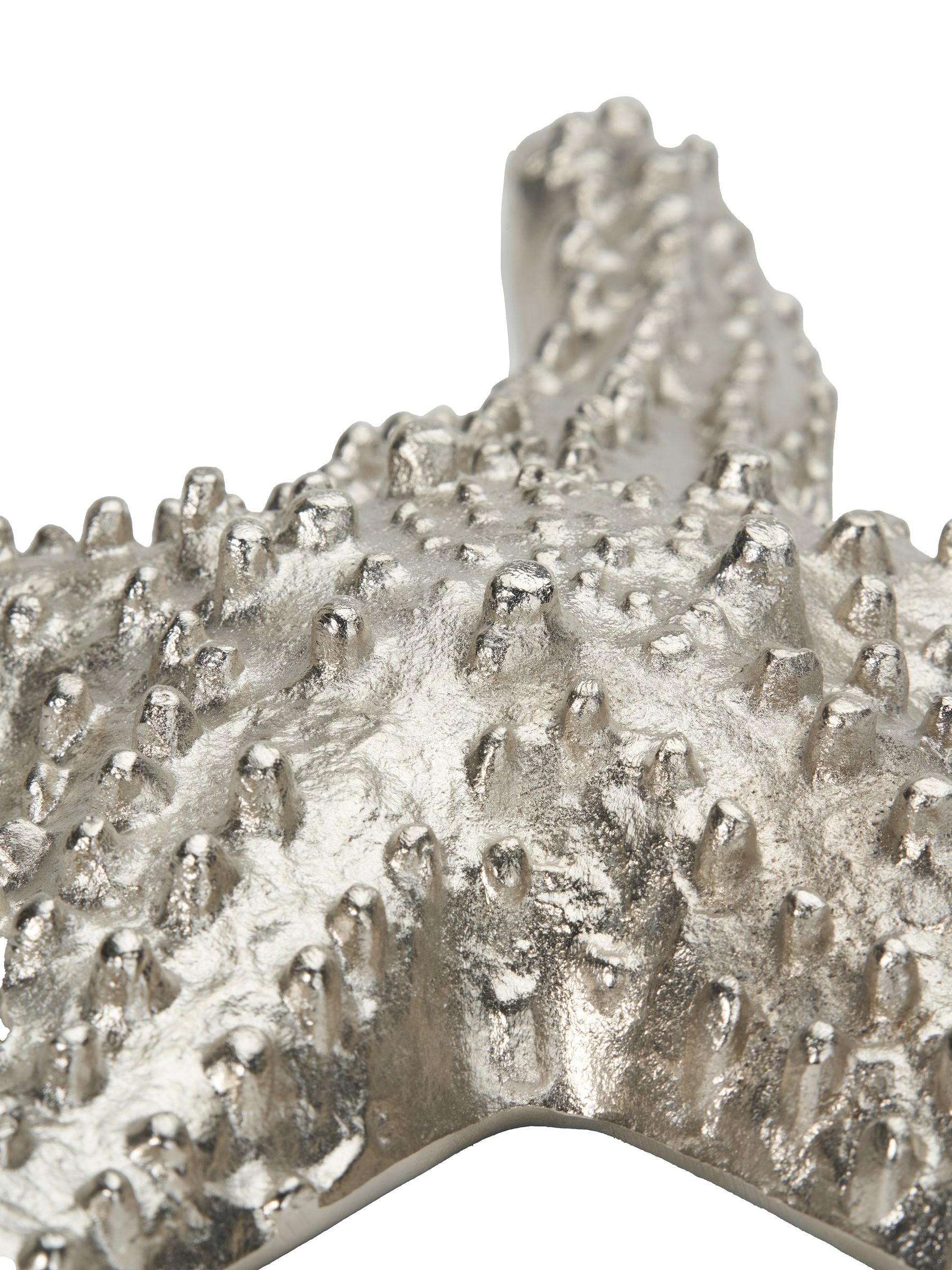 Pacific silver metal starfish ornament 38cm (British brand)