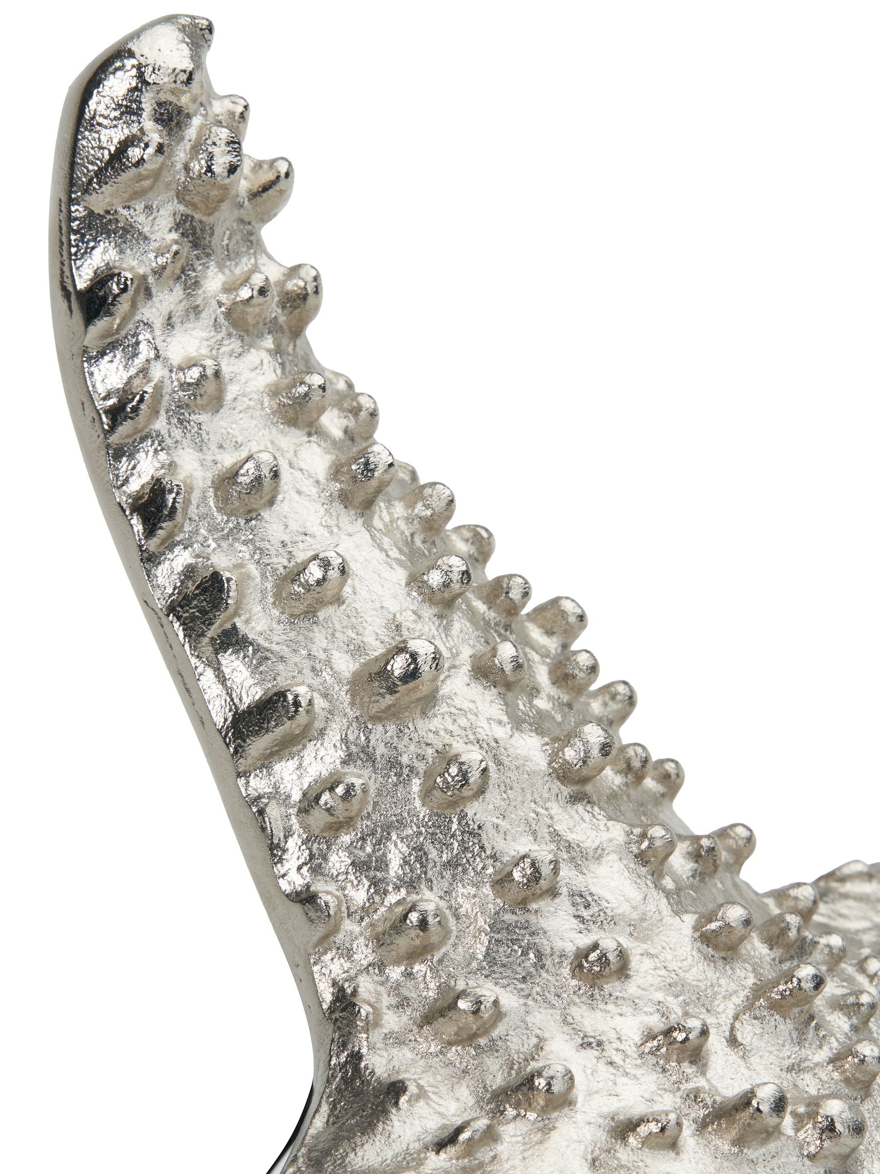 Pacific silver metal starfish ornament 38cm (British brand)