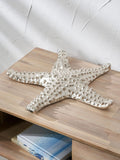 Pacific silver metal starfish ornament 38cm (British brand)