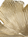 Pacific Gold Metal Gingko Leaf Trinket Bowl