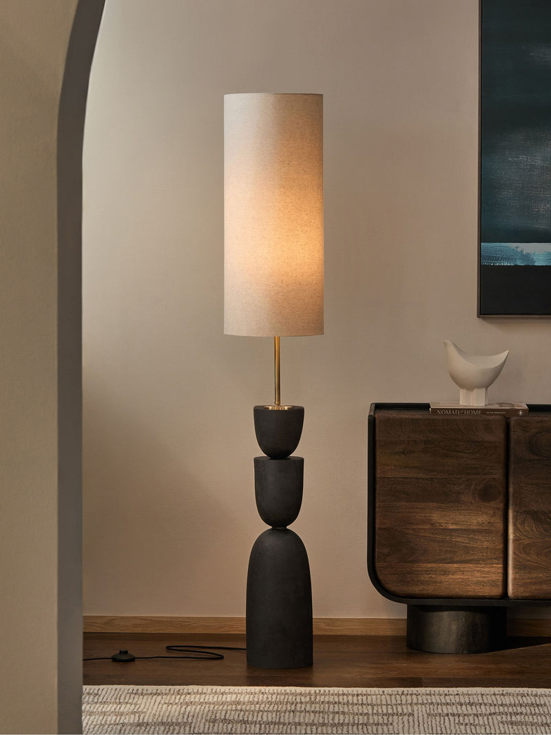 White Kara Floor Lamp 152cm